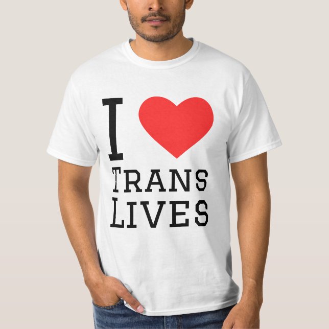 Camiseta Amo las vidas trans (Anverso)