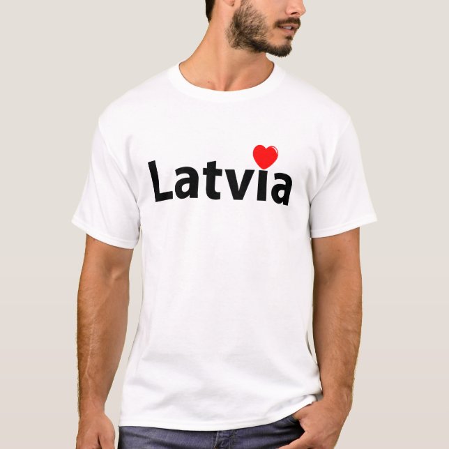 Camiseta Amo Letonia (Anverso)