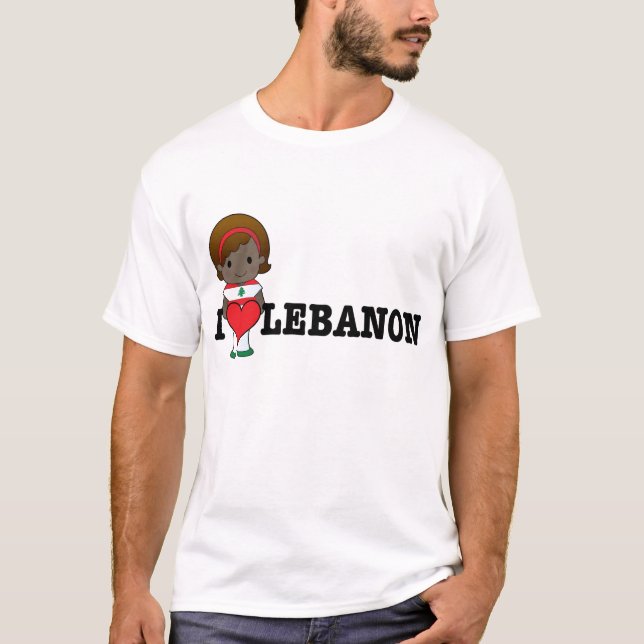 Camiseta Amo Líbano (Anverso)
