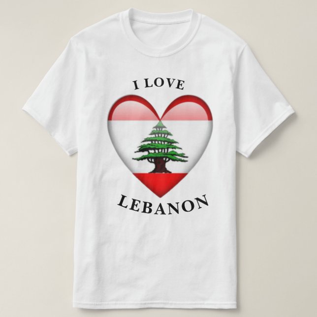 Camiseta Amo Líbano   (Diseño del anverso)