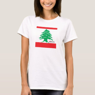 Camiseta Amo Líbano, patriotas de la bandera liban