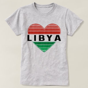 Camiseta Amo Libia, el corazón de Libia