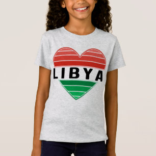 Camiseta Amo Libia, el corazón de Libia