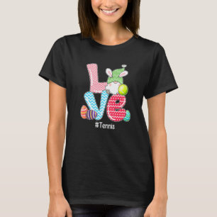 Camiseta Amo lindo conejito Gnome Tenis Huevos de caza Pasc