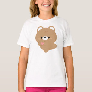 Camiseta Amo lindo oso marrón