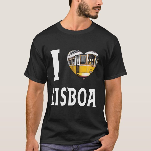 Camiseta Amo Lisboa Portugal (Anverso)