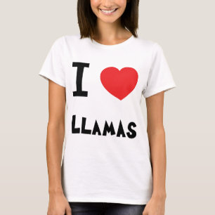 Camiseta Amo llamas