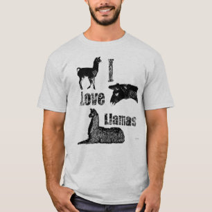 Camiseta Amo llamas