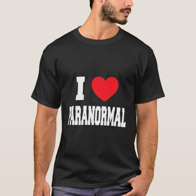 Camiseta Amo lo paranormal (Anverso)
