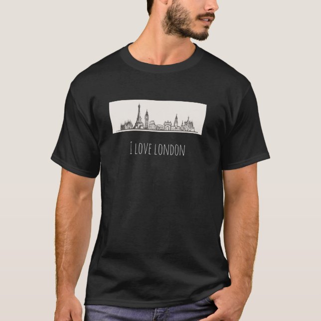 Camiseta amo londres (Anverso)