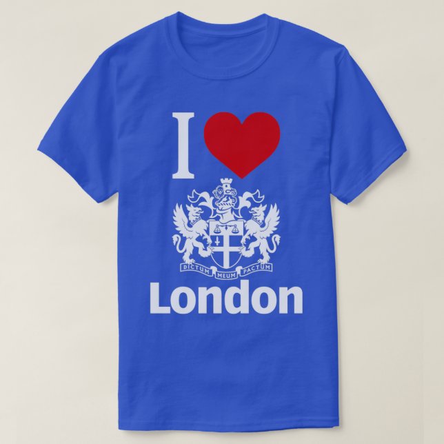 Camiseta Amo Londres (Diseño del anverso)