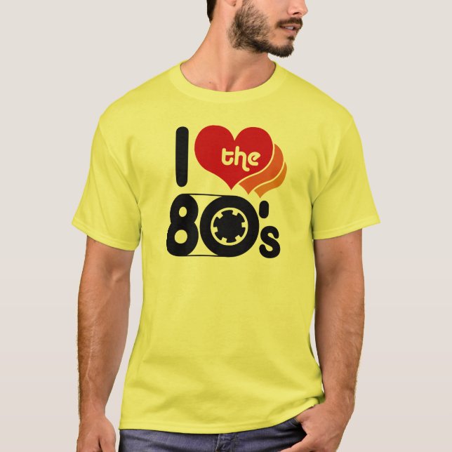 Camiseta Amo los 80 (Anverso)
