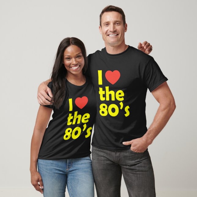 Camiseta Amo los 80 (Unisexo)