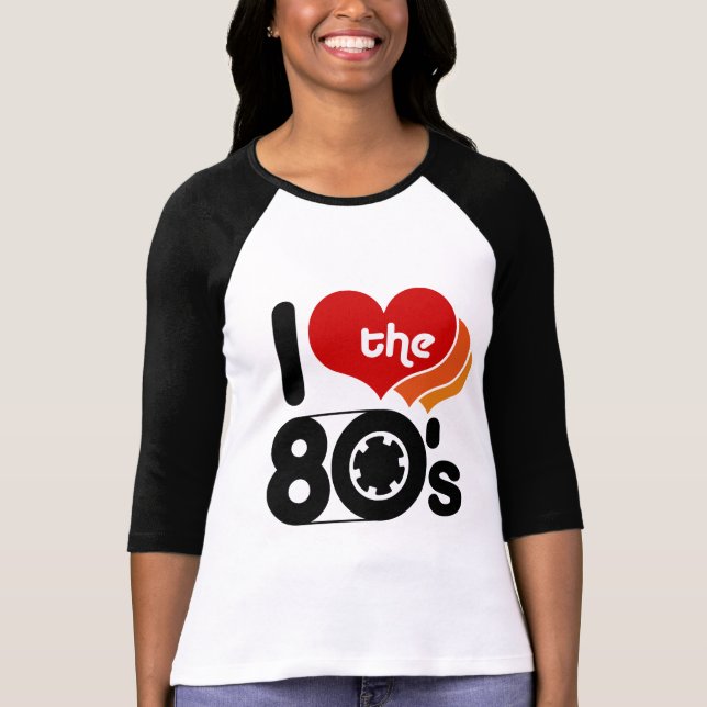 Camiseta Amo los 80 (Anverso)