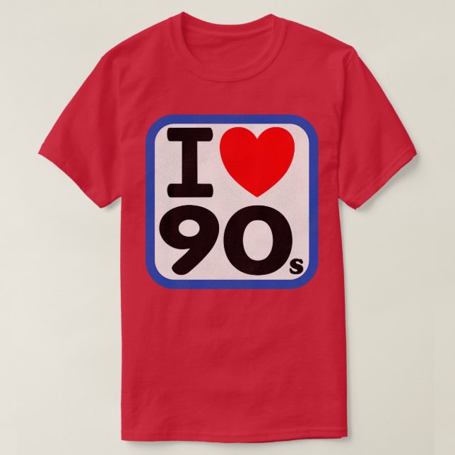 Camiseta Amo los 90 (Diseño del anverso)