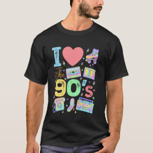 Camiseta Amo los 90 Estilo Vintage de los Noventa Retro