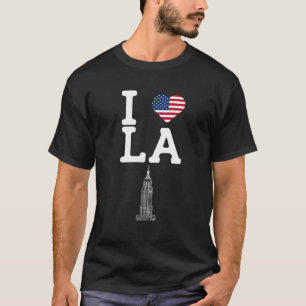 Camiseta Amo Los Ángeles Empire Guay Heart Flag Pun