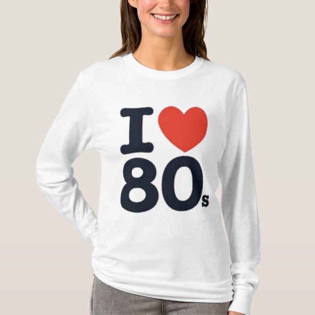 Camiseta Amo los años 80 (Anverso)