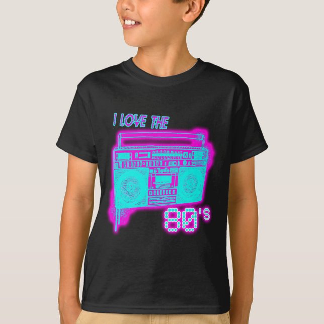 Camiseta AMO los años 80 (Anverso)