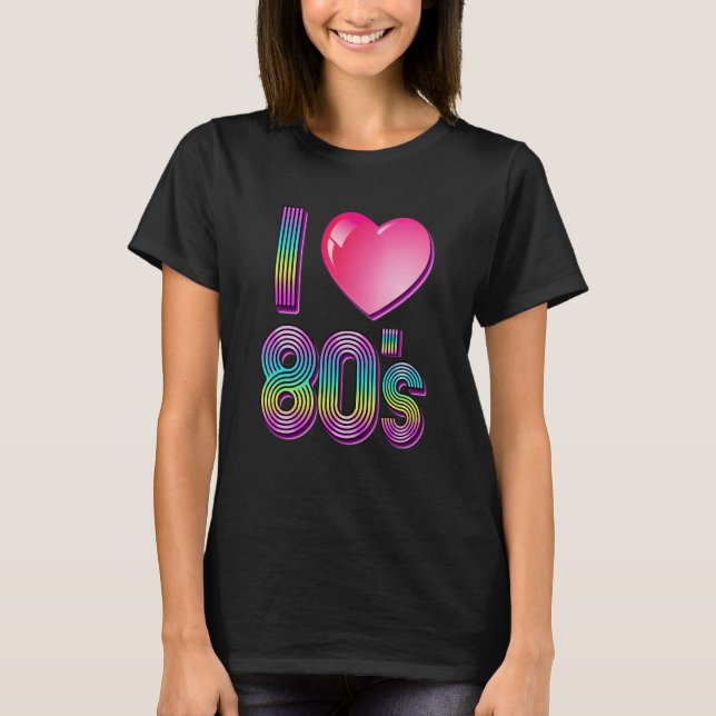 Camiseta Amo los años 80 (Anverso)