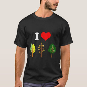 Camiseta Amo los árboles Naturaleza Protección ambiental Av