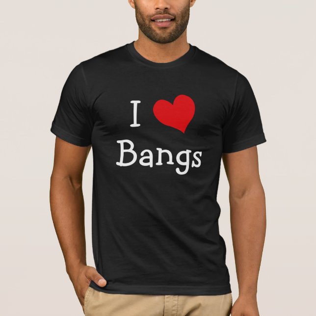 Camiseta Amo Los Bangs (Anverso)