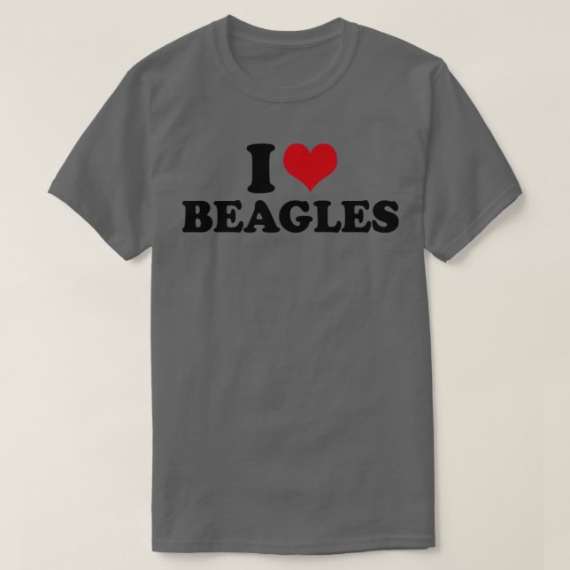 Camiseta Amo Los Beagles (Diseño del anverso)