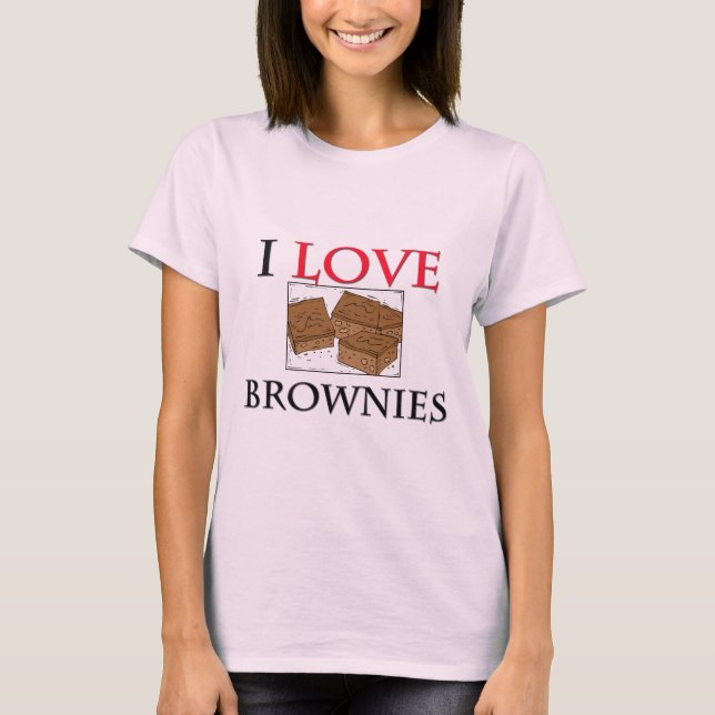 Camiseta Amo los brownie (Anverso)