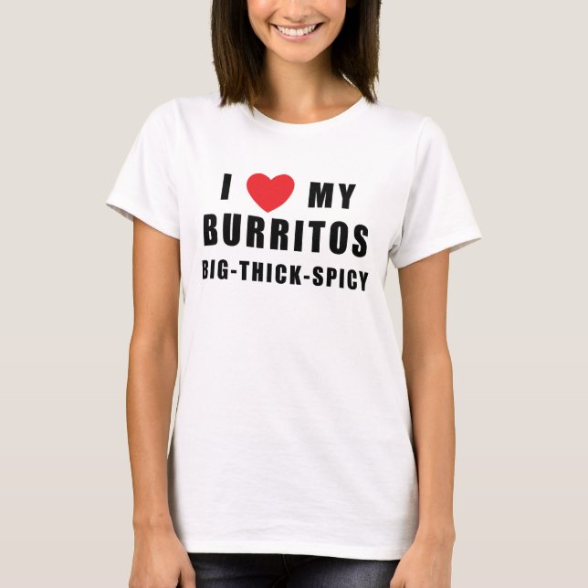 Camiseta Amo los Burritos (Anverso)
