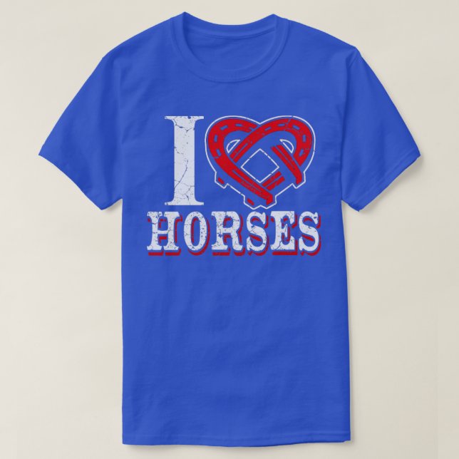 Camiseta Amo los Caballos (Diseño del anverso)