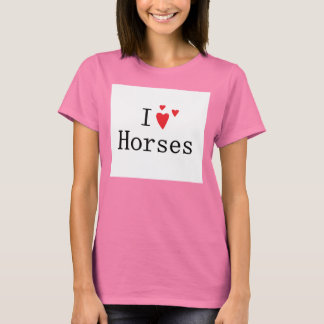 Camiseta Amo los Caballos
