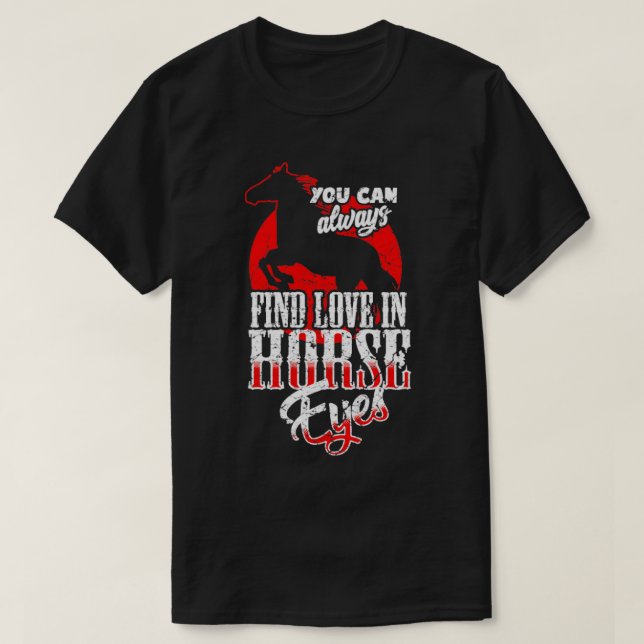 Camiseta Amo los Caballos (Diseño del anverso)