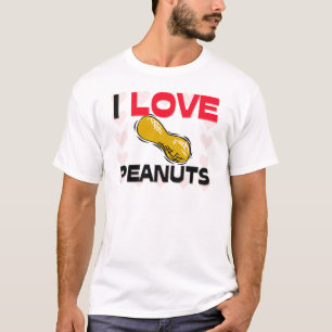 Camiseta Amo los cacahuetes