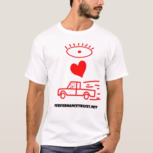 Camiseta AMO los camiones (1) (Anverso)