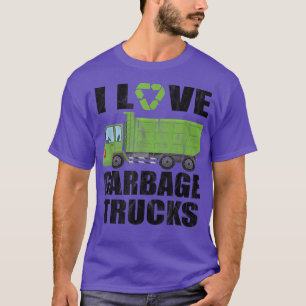 Camiseta Amo los camiones de basura 982