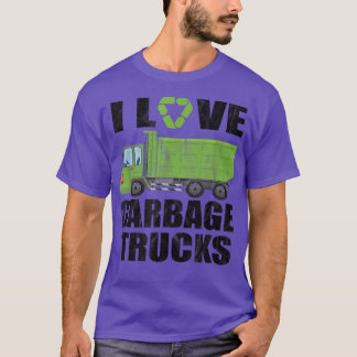 Camiseta Amo los camiones de basura 982