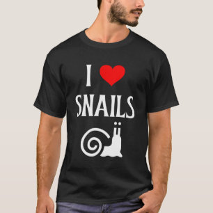 Camiseta Amo Los Caracoles Corazón Caracoles Caracol Gastro