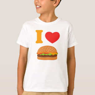 Camiseta Amo los cheeseburgers