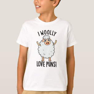 Camiseta Amo los chistes malos de ovejas divertidos 