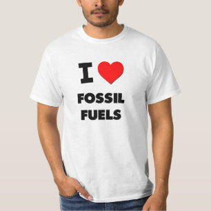 Camiseta Amo los combustibles fósiles