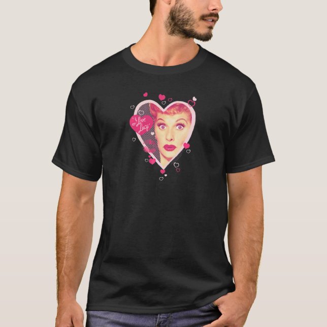Camiseta Amo los corazones de Lucy Kissing (Anverso)