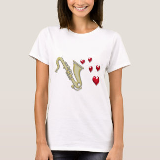 Camiseta Amo los corazones de Saxaphone