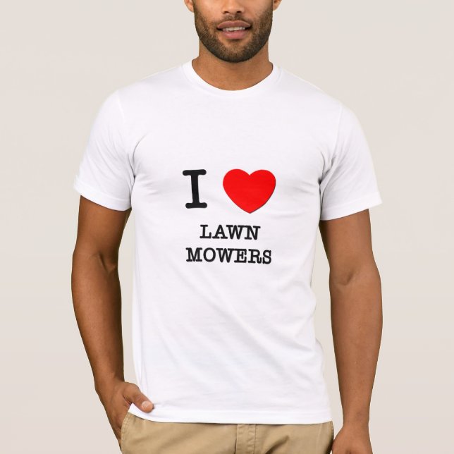 Camiseta Amo los cortacéspedes (Anverso)