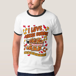 Camiseta ¡Amo los Cuajos de Queso!