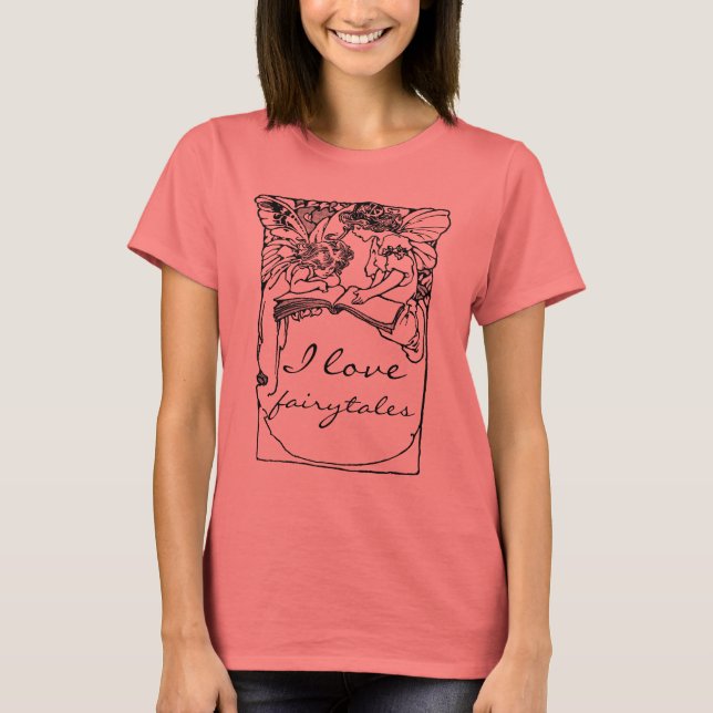 Camiseta Amo Los Cuentos De Fairytales Regalo De Tee De Las (Anverso)