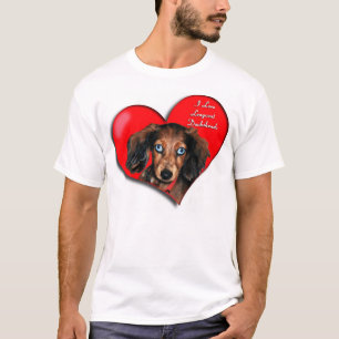 Camiseta Amo los Dachshunds de Longcoat