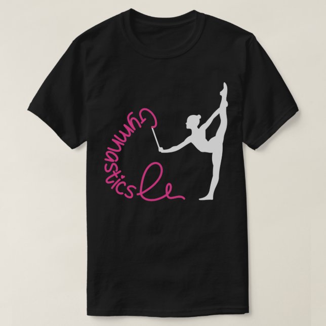 Camiseta Amo los deportes divertidos de la gimnasia artísti (Diseño del anverso)