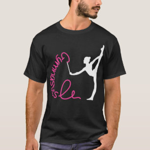 Camiseta Amo los deportes divertidos de la gimnasia artísti