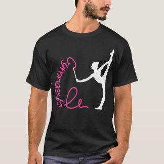 Camiseta Amo los deportes divertidos de la gimnasia artísti