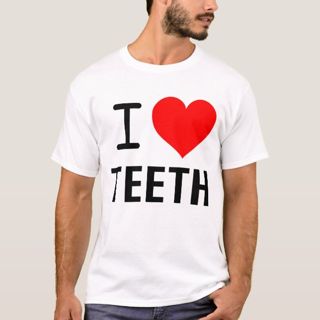CAMISETA AMO LOS DIENTES (Anverso)
